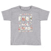 i have two titles aunt and dogmom and i rock them both with roses Toddler T-shirt