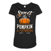 sweet as pumpkin pi Maternity Scoop Neck T-shirt