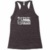 milk was a bad choice Racerback Tank