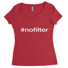#nofilter Women's Triblend Scoop T-shirt