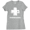 i'm with player two Ladies Fitted T-Shirt