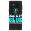 light it up blue autism awareness Samsung Galaxy S8
