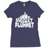 summit or plummet Ladies Fitted T-Shirt