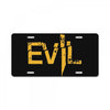 evil License Plate
