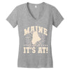 maine Women's V-Neck T-Shirt