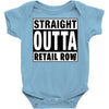 straight outta retail row Baby Bodysuit