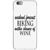 weekend forecast biking with a change of wine iPhone 6/6s Case