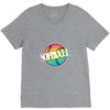 neon softball V-Neck Tee