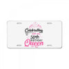 celebrating with the 70th birthday king t shirts License Plate