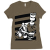 alcohol blanc Ladies Fitted T-Shirt