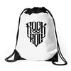 rock music Drawstring Bags