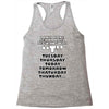 i only have sex, ideal gift, birthday present funny Racerback Tank