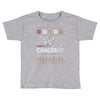 santa cancer  christmas ugly t shirts Toddler T-shirt