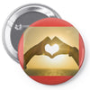 Heart Pin-back button