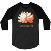 i give zero fox 3/4 Sleeve Shirt