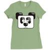 panda pixel Ladies Fitted T-Shirt