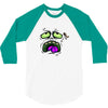 monster face 3/4 Sleeve Shirt
