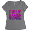 girlie gamer Women's Triblend Scoop T-shirt