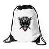 terror noise division Drawstring Bags
