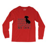 SORRY I CAN'T I HAVE PLANS WITH MY DOG Long Sleeve Shirts