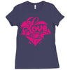 love (3) Ladies Fitted T-Shirt