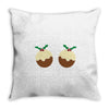 christmas pudding Throw Pillow