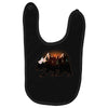 Bear Adventure With Roses Baby Bibs