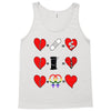 ls lesbian full heart Tank Top