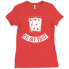 i'd hit that black jack Ladies Fitted T-Shirt
