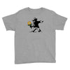 banksy flower Youth Tee