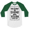 Awesome Vegan 3/4 Sleeve Shirt