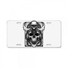 skull License Plate