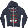 merry corruption of a pagan holiday Zipper Hoodie