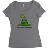 don't tread on memes Women's Triblend Scoop T-shirt