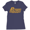 polymer records, ideal gift or birthday present funny Ladies Fitted T-Shirt