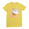 clean eating Ladies Fitted T-Shirt