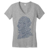quotable shakespeare Women's V-Neck T-Shirt