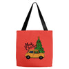merry christmas car Tote Bags