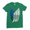 Attack On Titan Ladies Fitted T-Shirt