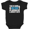this is what an awesome plumber looks like Baby Bodysuit