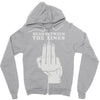 read between the lines Zipper Hoodie