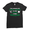 I Love Someone with Liver Cancer to The Moon and Back to Infinity Ladies Fitted T-Shirt