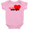 be my valentine 2 Baby Onesie