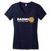 raisins ruin everything Women's V-Neck T-Shirt