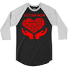 autism mom my heart 3/4 Sleeve Shirt