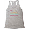 neon sign california republic flag bear Racerback Tank