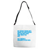 my friend thinks he's smart Adjustable Strap Totes