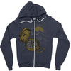 compass Zipper Hoodie