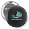 shark weekend Pin-back button