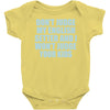 dont judge my english setter Baby Onesie